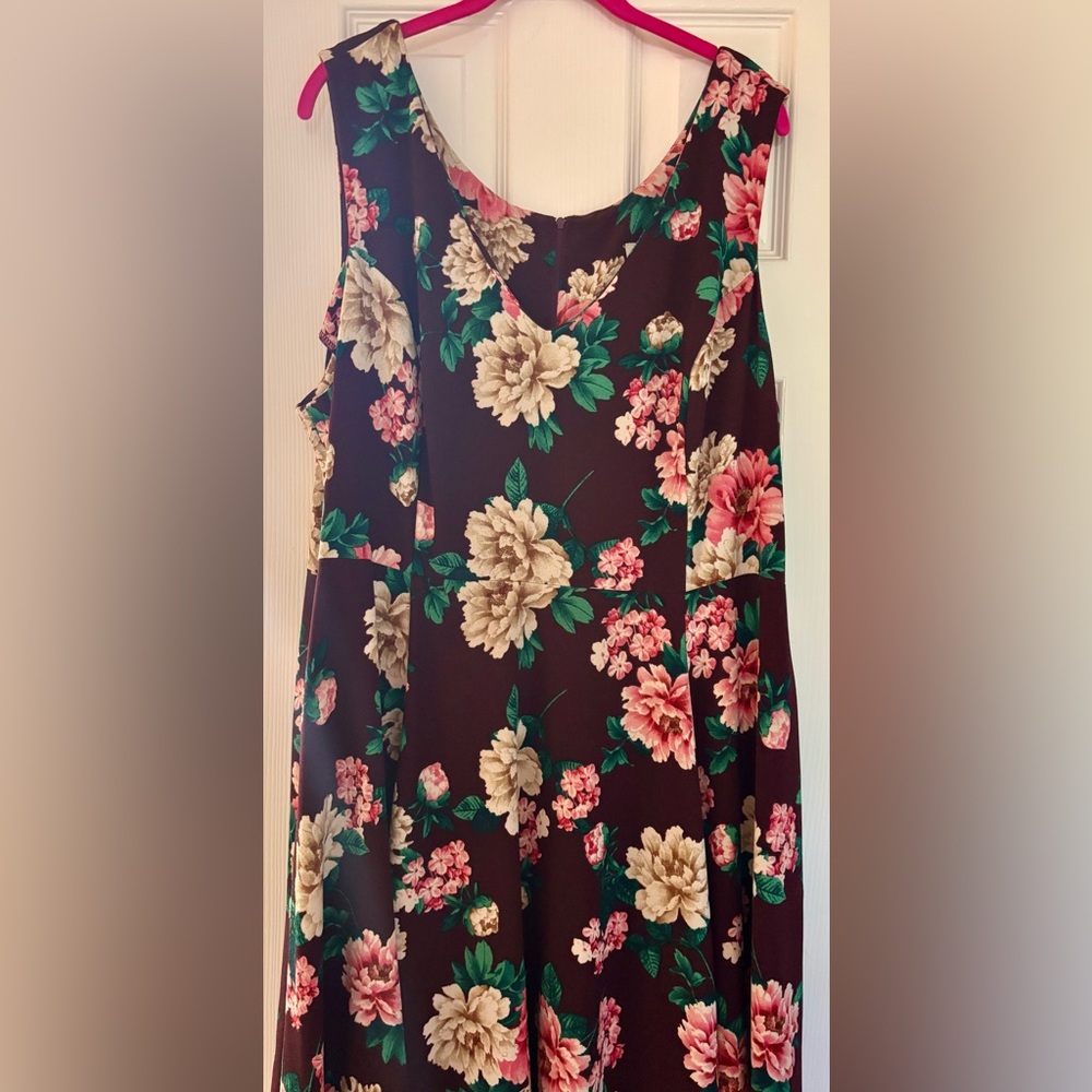 Eva Rose 3x fit and flare floral dress